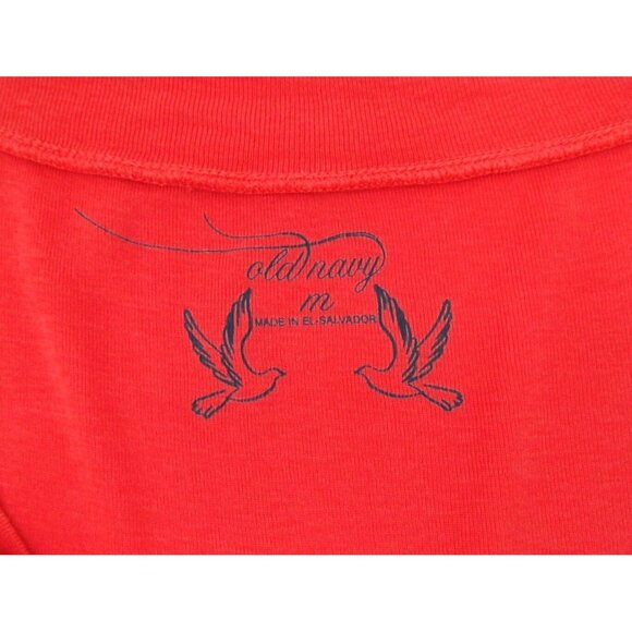Old Navy Fitted Tee Bundle M | Orange Coral & Charcoal V-Necks - Picture 9 of 15
